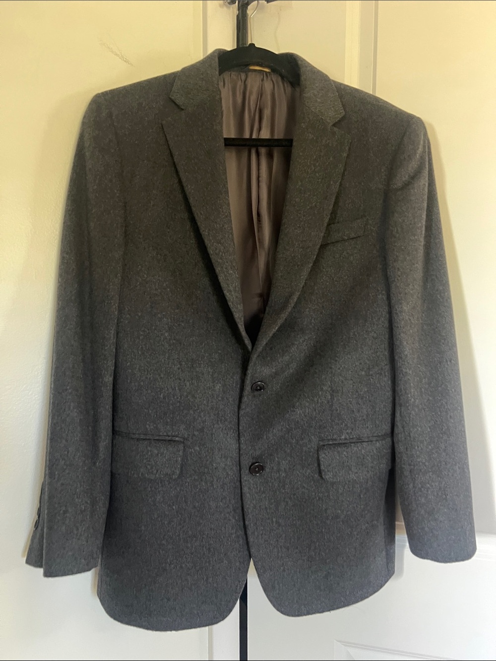 Brooks Brothers Regent Fit Gray 100% cashmere Blazer